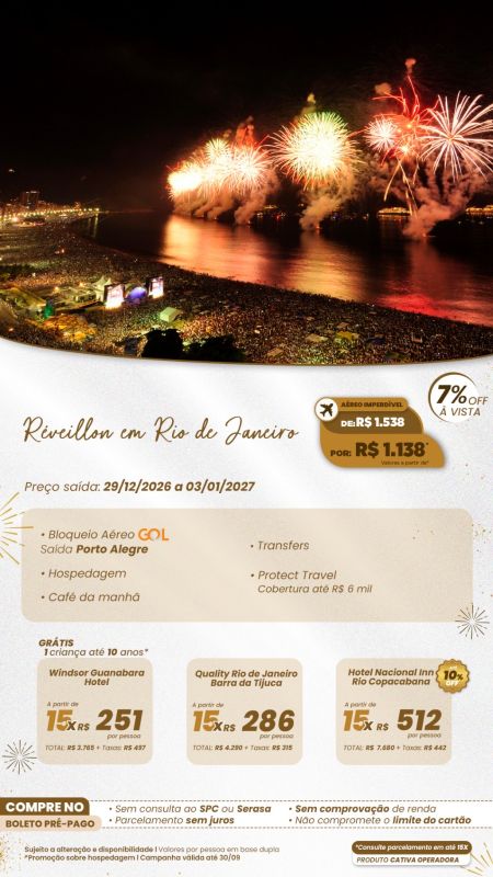 🎆 Réveillon no Rio de Janeiro ✨